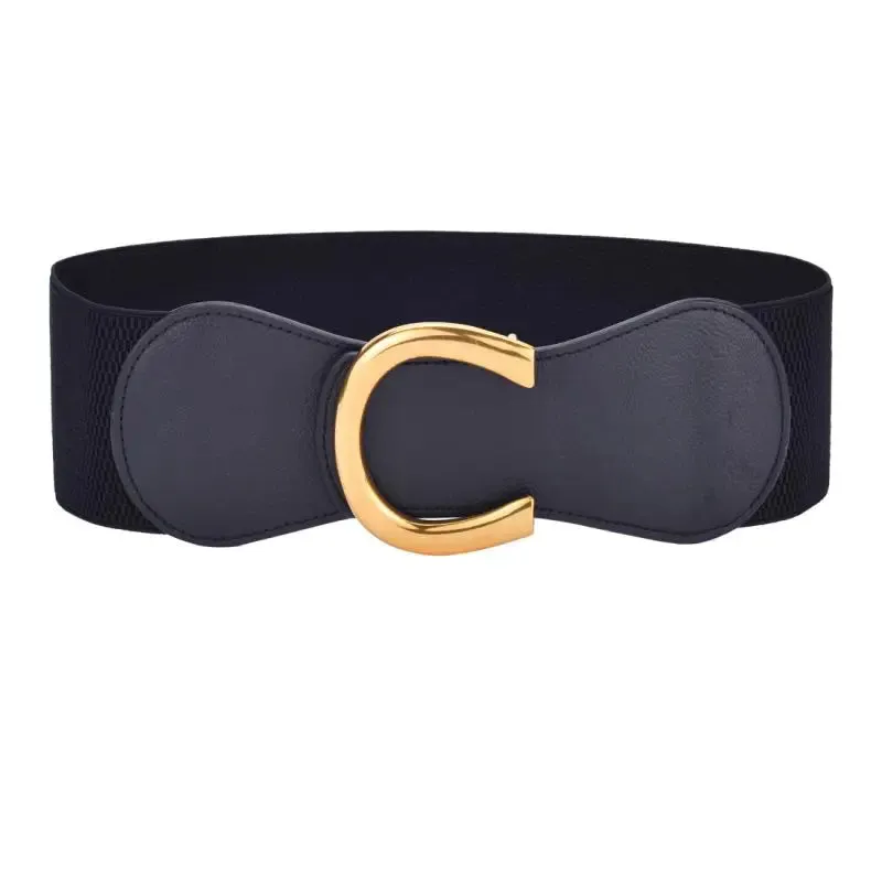 Wide Elastic Waist Belt