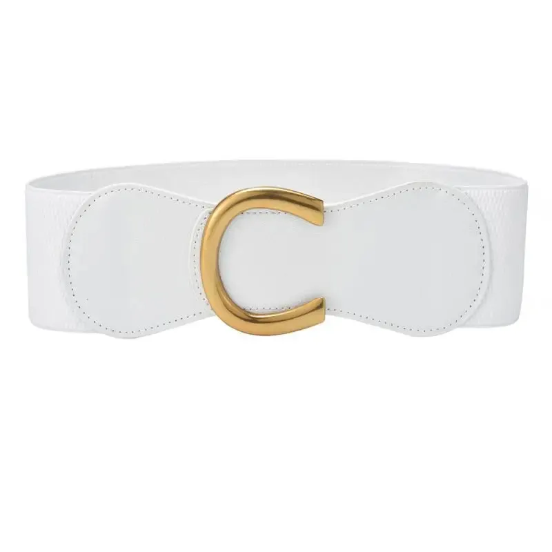 Wide Elastic Waist Belt