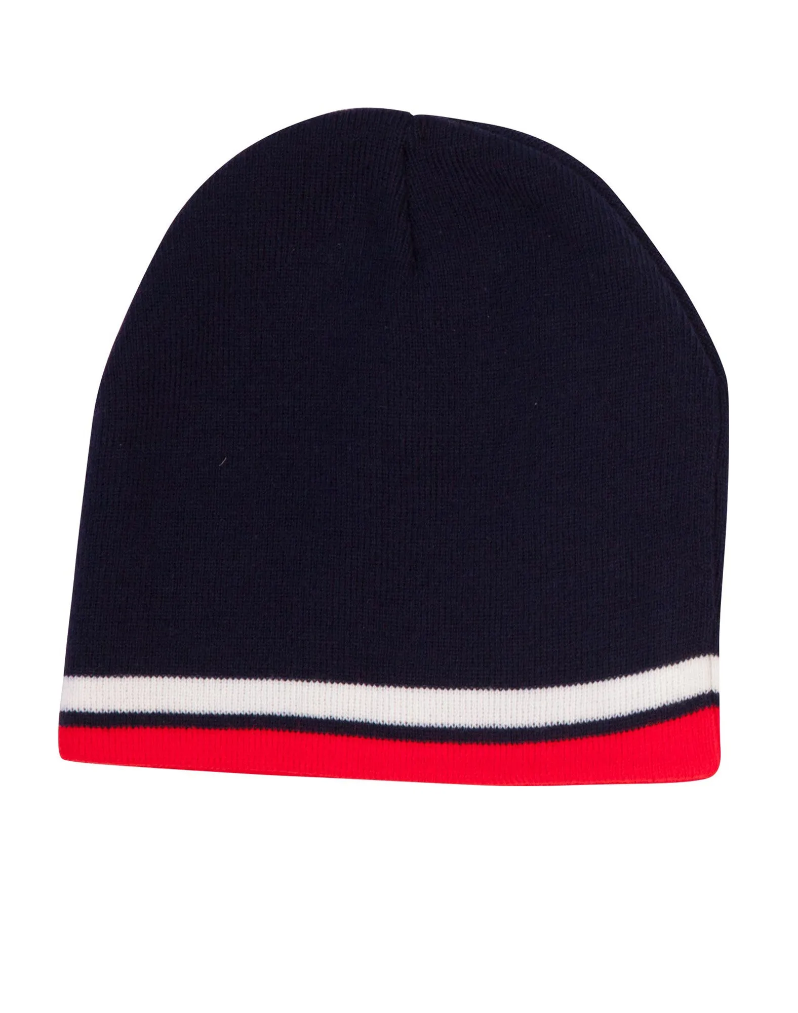 Winning Spirit Contrast Stripe Beanie (CH63)