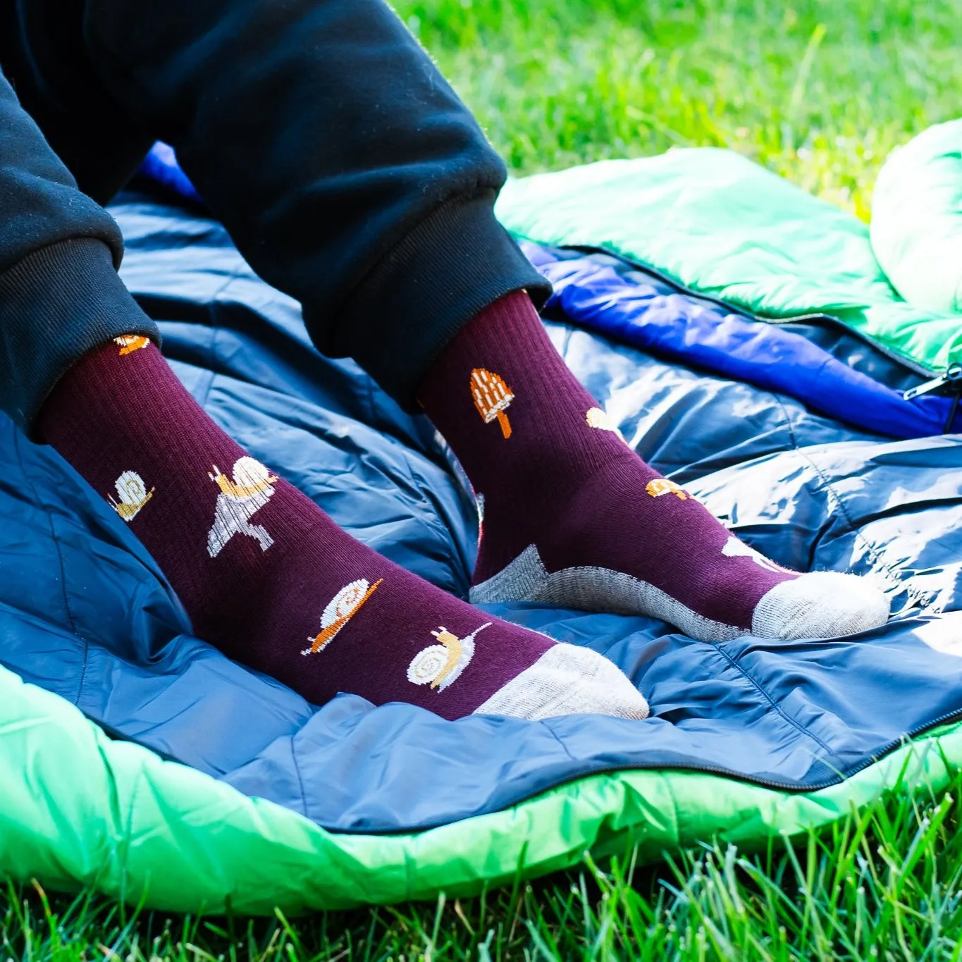 Women's Mushroom Merino Wool Socks