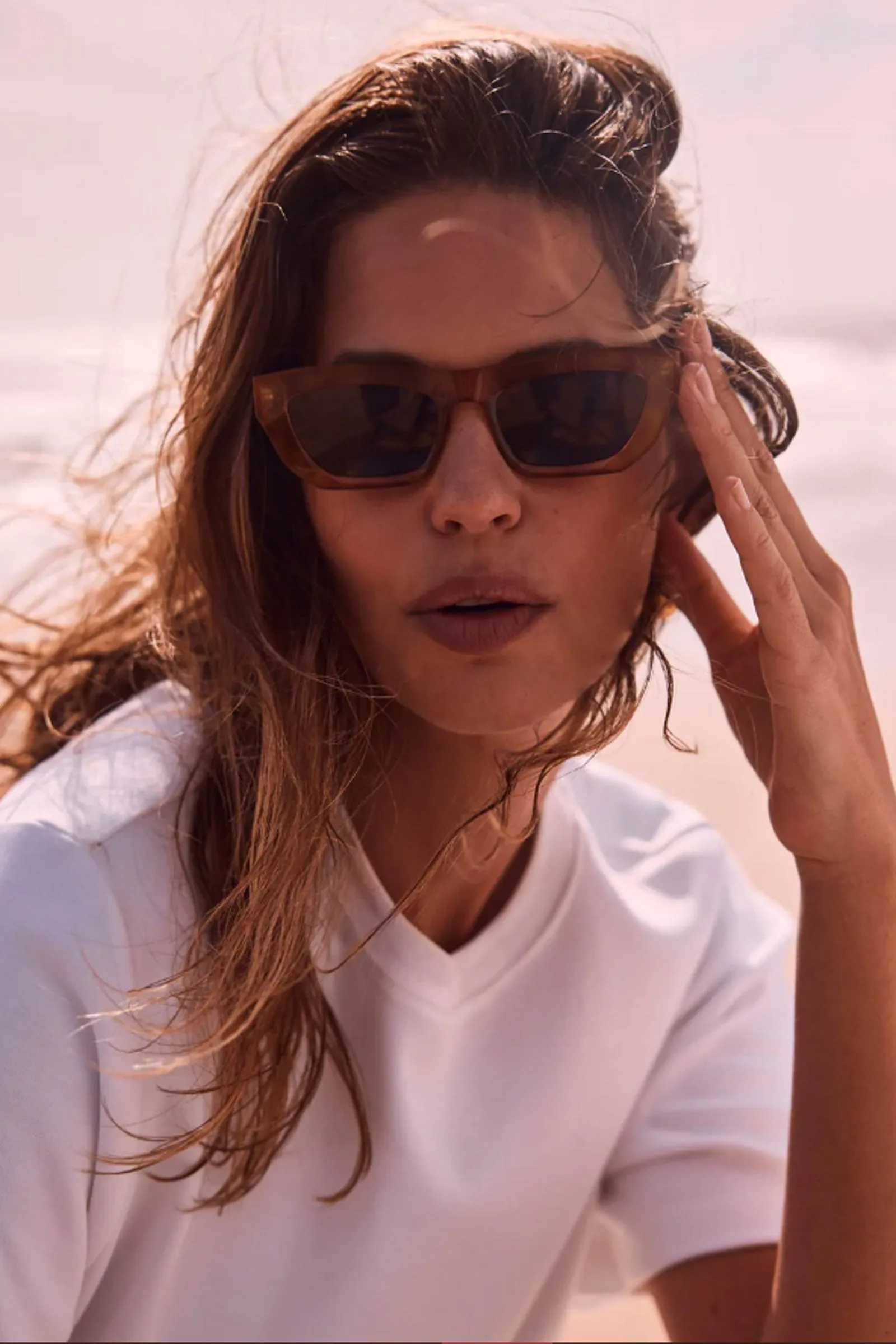 Yellow Cat Eye Sunglasses